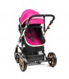 Teknum 3 in 1 Pram stroller - Strawberry Pink
